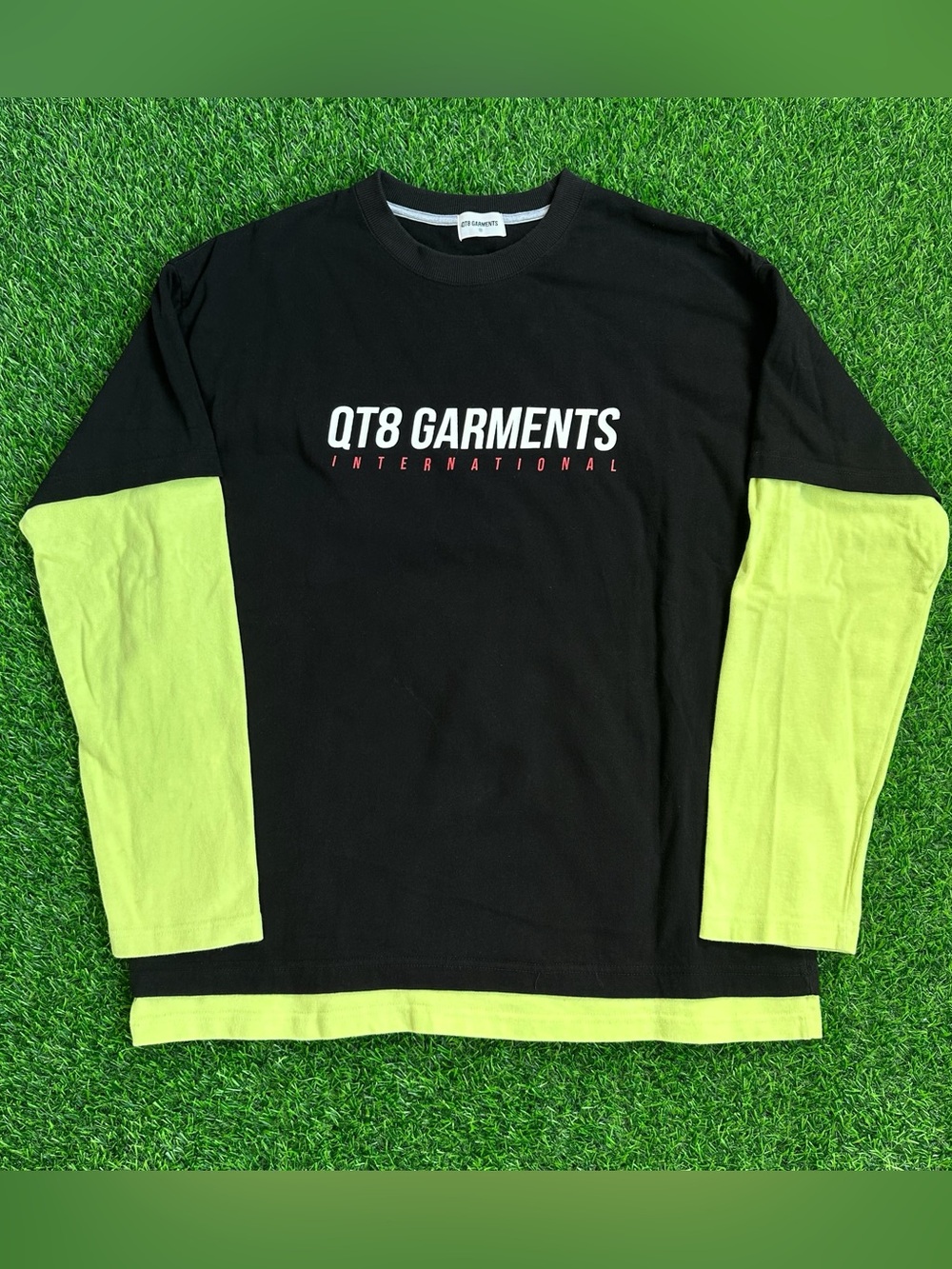 QT8 Garments International Layered Long Sleeve Tee